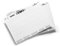 Durable Einsteckschilder Label Refill 200x20mm, 100 Etiketten auf A5 Bögen, weiß, 800002