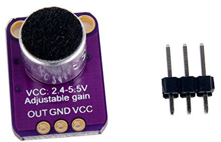 RETYLY GY-MAX4466 Electret Microphone Amplifier Sensor with Adjustable Gain
