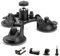 Geila Support à ventouse pour Appareil Photo, support de Voiture Triple ventouse avec tête filetée 1/4 à 360 degrés