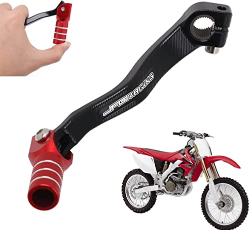 JFG RACING Palanca de cambios de motocicleta plegable de aleación para CRF250R 2004-2009 CRF250X 2004-2017 CRF450R 2002