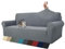ZNSAYOTX 1 Stück Jacquard Couchbezüge für 3 Kissen Couch Wohnzimmer Hoch Stretch Sofabezug Haustiere Hundefreundlich Anti Rutsch Verdickte Schonbezüge Möbelschutz (Sofa, Hellgrau)
