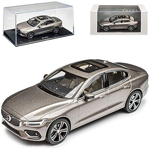 Volvo S60 Limousine Pebble Grau 3. Generation Ab 2018 1/43 Norev Modell Auto