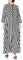 YAS Yassavanna Long Shirt Dress S. Noos Robe, Noir/Rayures : Rayures Blanches, S Femmes