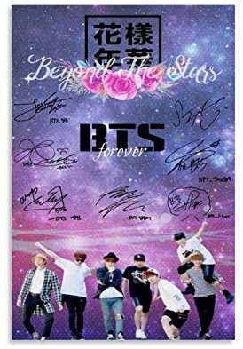 BTS Poster Un Amor En La Purga (Bts Y Tu) 2020 Leinwand-Kunst-Poster und Wandkunstdruck, modernes Familienschlafzimmerdekor-Poster, 50 x 75 cm