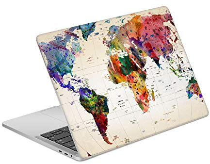 Head Case Designs Offiziell Zugelassen Mark Ashkenazi Weltkarte Pop Kultur Vinyl Haut Aufkleber Abziehbild Abdeckung kompatibel mit MacBook Pro 13 A1989 / A2159
