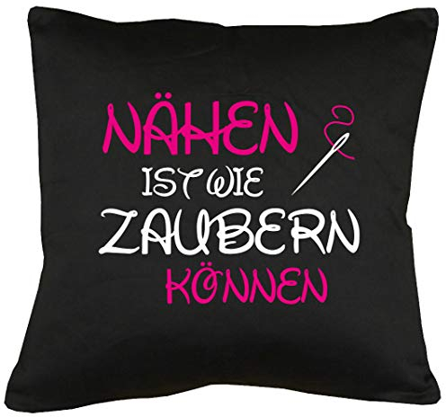 TShirt-People Nähen ist wie Zaubern können Kissen mit Füllung 40x40cm