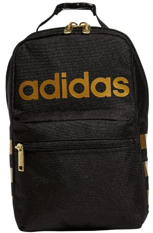 adidas Santiago 2 Isolierte Lunchtasche, Schwarz/Gold Metallic, Einheitsgröße