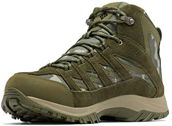 Columbia Herren Crestwood Mid Waterproof Wanderschuh, Nori, Schwarz, 48 EU Weit