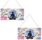 NBEADS 2 Set The Zen den Lotus Wood Sign Decor con Spago di Iuta Appeso, Segno di Yoga da Parete Segno di Legno Appeso A Parete Targa di Legno per Zen Room Meditazione Home Decor,15x30x0.5cm