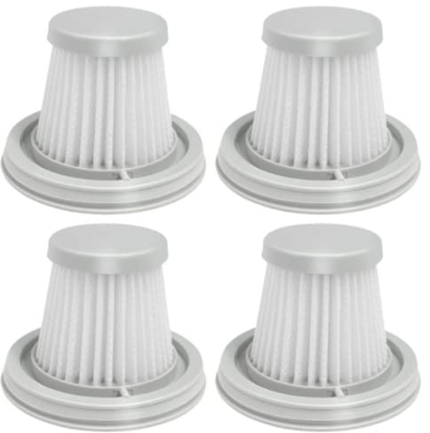 YanBan HEPA-Filter, 4er-Pack, kompatibel mit Xiaomi Mijia SSXCQ01XY Handy Home Car Mini Wireless Staubsauger, waschbare Ersatzteile