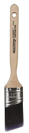 Arroworthy Classic Semi-Oval Angled Nylyn 1.5 Long Handle Paint Brush (8820 1.5)