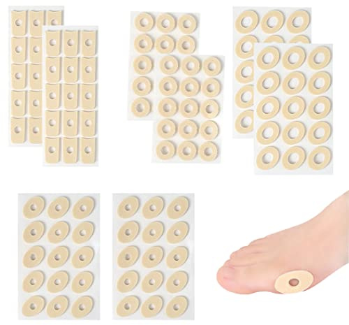 SENRN 120PCS Corn Cushions Soft Foam Self Adhesive Callus Pads Callus Corn Pad for Foot Toe Care
