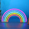 DWOOKE Neon Rainbow Light - USB or Battery Powered Cute Colorful Neon Sign Decor for Girls Room, Party, Birthday, Christmas, Kids Gift