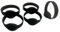 50 Stück 125 kHz wasserdichtes Silikon-Armband für Armbanduhren RFID (schwarz)