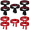 Puedno 10 Stück Ninjas Stirnband Kinder, Ninjas Party Stirnband, Ninja Geburtstagsdeko, Ninjas Party Favors für Geburtstagsparty Karate