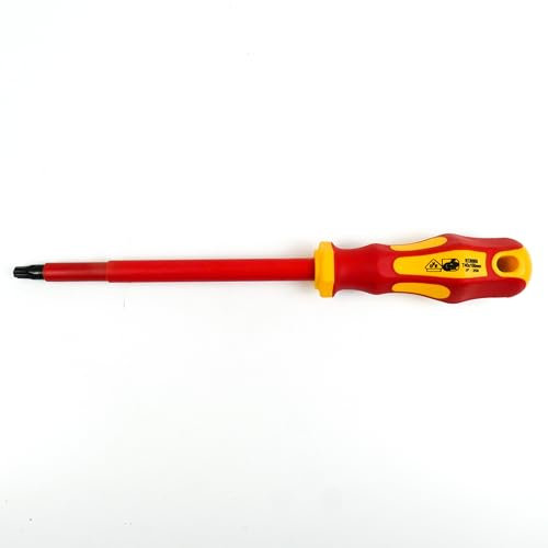 INGDAUM® Tournevis Torx VDE pour vis Torx T8, T9, T10, T15, T20, T25, T30 et T40, individuellement et en kit, isolé contre 1000 V (T40)