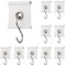 PEUTIER 10pcs RV Awning Hooks, RV Awning Light Hooks for Pipe Rails 5/6 mm, 7/8 mm Awning S-Shaped Hooks for RV Canopy RV Awning Light Holder Camper Awning Hooks for Lights Clothes