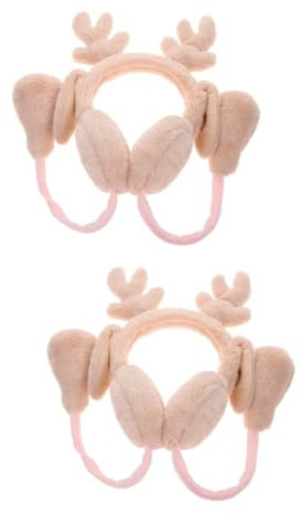 LIFKOME 2pezzi Cuffie Invernali Colorate Peluche Per Orecchie Antivento e Calde Accessori Comodi Per La Stagione Fredda Colore Casual Random