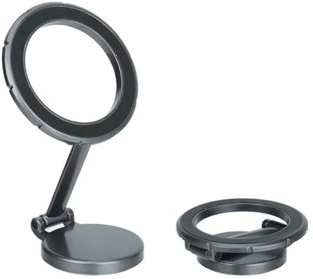 TAOYAOYAO Soporte Movil Coche, Portátil Soporte Magnetico Movil Coche, con Potente Iman y Rotación 360°, para Salpicadero Oficina u Otras Superficies,Magnetic Car Phone Holder for iPhone