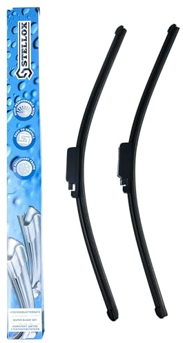 Stellox 201 625-SX Scheibenwischer Vorne – Länge 550 mm/ 550 mm – Wischblattersatz – Satz für Frontscheibe