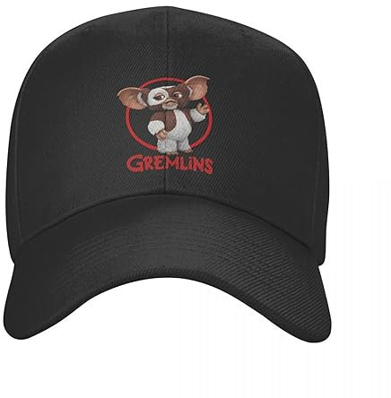 AIETPOIJ Basecap Lustige Gremlins-Baseballkappe für Erwachsene, Gizmo, Mogwai-Monster, verstellbare Papa-Mütze, Damen und Herren, Sommersportmützen, Snapback-Caps