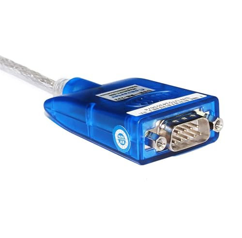 BJKYTMLM Convertidor de Interfaz USB a RS232 UT-8801 Adaptador de 9 Pines Cable con Chip FT232 Win7 Win10 Linux(Nut Type,1.5m)