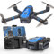 Toladrone Drone con Cámara 1080P para Adultos, Motor sin Escobillas Despegue/aterrizaje con una Tecla 360° Flip, Dron Plegable Quadcopter para Principiantes, TL16