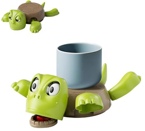 Turtle Coaster,schildkröten untersetzer,schildkröte Coasters,Schwerkraftsensor-Design,Schildkröten Machen lustige Gesichter,wenn sie Gewicht auf dem Rücken tragen,Geschenke für Freunde und Kinder