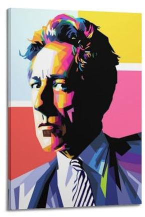 DPSMCZWQ Poster Poet Jean Cocteau, dekoratives Gemälde, Leinwand, Wandposter und Kunstdruck, moderne Familienschlafzimmer-Dekoration, Poster, 20 x 30 cm