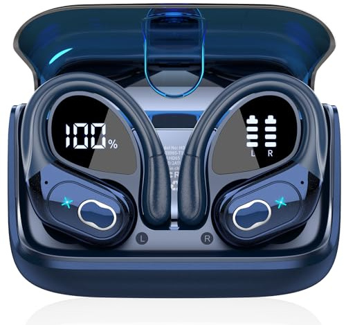 AI Cuffie Traduzione, 3 in 1Bluetooth 5.4 Auricolari Traduzione con 164 Lingue/6 Modalità di Traduzion, 75H Auricolari Traduttori Istantanei con APP, Cuffie Bluetooth per Viaggi/Affari, blu