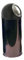 Chabrias Stainless Steel Kitchen Bin - Hygienic, Easy to Use, 55L Capacity, Push Top Lid, (Black, 55 Litre)
