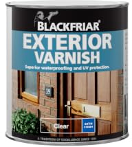 Blackfriar BKFEVS500 500 ml Exterior Varnish - Clear Satin