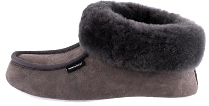 Shepherd of Sweden - Jessica Lammfell-Hausschuhe - Damen - 100% Echtes Lammfell - Schlupfmodell - Bequem - Weich und warm - Flauschig - Größe 41