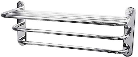 Nuie Hudson Reed LA380 Old London ǀ Traditional Bathroom Accessory Wall Hung 3 Tier Towel Rack, 260mm x 612mm x 247mm, Chrome