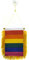 AZ FLAG - Wimpel Regenbogen - 15x10 cm - Schwul Mini Flagge 10 x 15 Cm - Auto Pennant Spezielle Auto