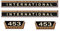 MC Cormick/IHC Aufkleber Motorhaube 453 Gold