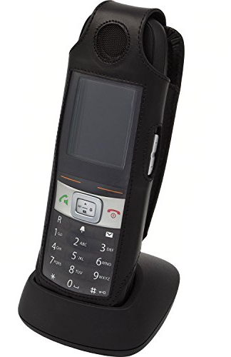 Gigaset Ledertasche mit abnehmbarem Drehgürtelclip für das R650H / R630H / E630H