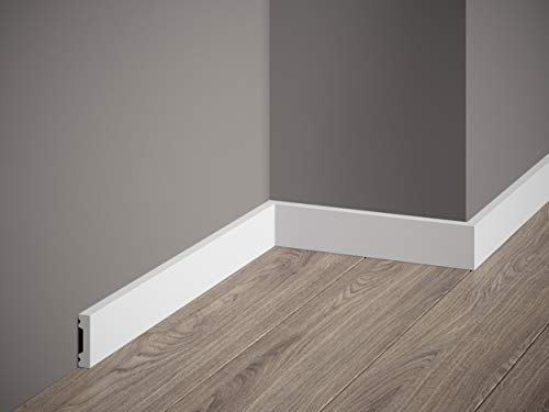 mardom Decor Plinthe I md011 I Barre de sol Barre de seuil I 200 cm x 4,0 cm x 1,0 cm