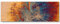 Paul Sinus Art Leinwandbilder | Bilder Leinwand 150x50cm Farbwirbel – abstrakt