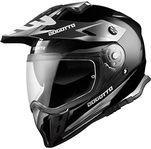 Bogotto V331 Enduro Helm, schwarz, M