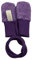 Cosilana Baby Fleece Handschuhe 60% kbT Schurwolle, 40% Bio Baumwolle (1, Lila-Melange)