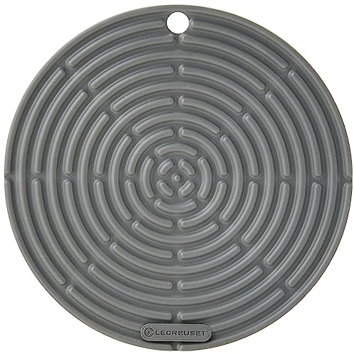 Le Creuset Cool Tool, Pot holder/trivet, Silicone, Round, 20 cm, Flint, 93000230444200
