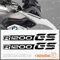 Aufkleber R 1200 GS kompatibel mit/Ersatz für Motorrad BMW Motorrad R 1200 GS Adventure (schwarz)