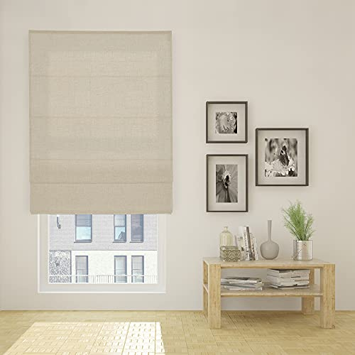 VIEWTEX | Estor Plegable Traslúcido Sack Rústico Gris 90 X 210cm | Fabricado en España | Garantia 5 años