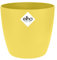 Elho Brussels Rond Mini 7 - Pot De Fleurs pour Intérieur - Ø 6.7 x H 6.0 cm - Jaune/Jaune Frais