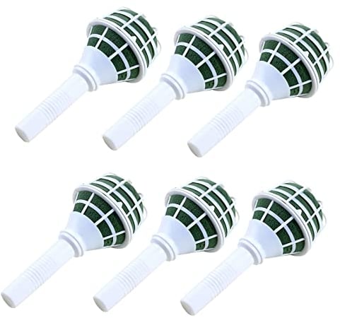 Ericrise 6 pcs Supports de Bouquet de Mariée, Kit d'Arrangement de Fleurs Bricolage Bridal Bouquet Flower Handle Porte-Bouquets en Mousse de Mariage pour Artisanat de Fleurs, Décoration de Mariage