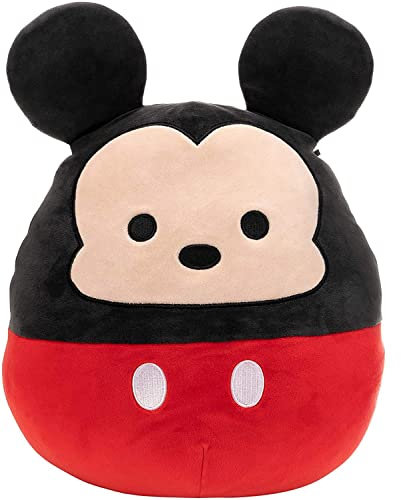 Squishmallows Official Kellytoy Disney Characters Squishy Soft Stuffed Plush Toy Animal (7 Inch, Mickey Mouse)