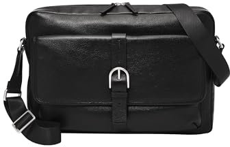 Fossil Herren Camden Messenger, Schwarz, 39.4 Cm L X 6.4 Cm W X 26.7 Cm H EU