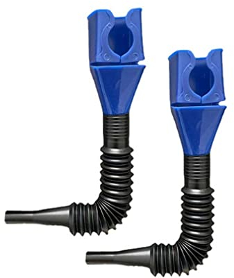 2 Pièces Outil de Drainage Flexible Entonnoir à Clapet,Entonnoir Essence Flexibles Plastique,Entonnoir de Carburant Universel,Entonnoir Huile Moteur Voiture Moto Automobile,Flexible Entonnoir à Huile