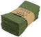 INFEI Weich Einfarbig Baumwollmischung Abendessen Cloth Servietten, 12 Stück (17 x 17 Zoll), für Veranstaltungen und den Heimgebrauch (Armeegrün)